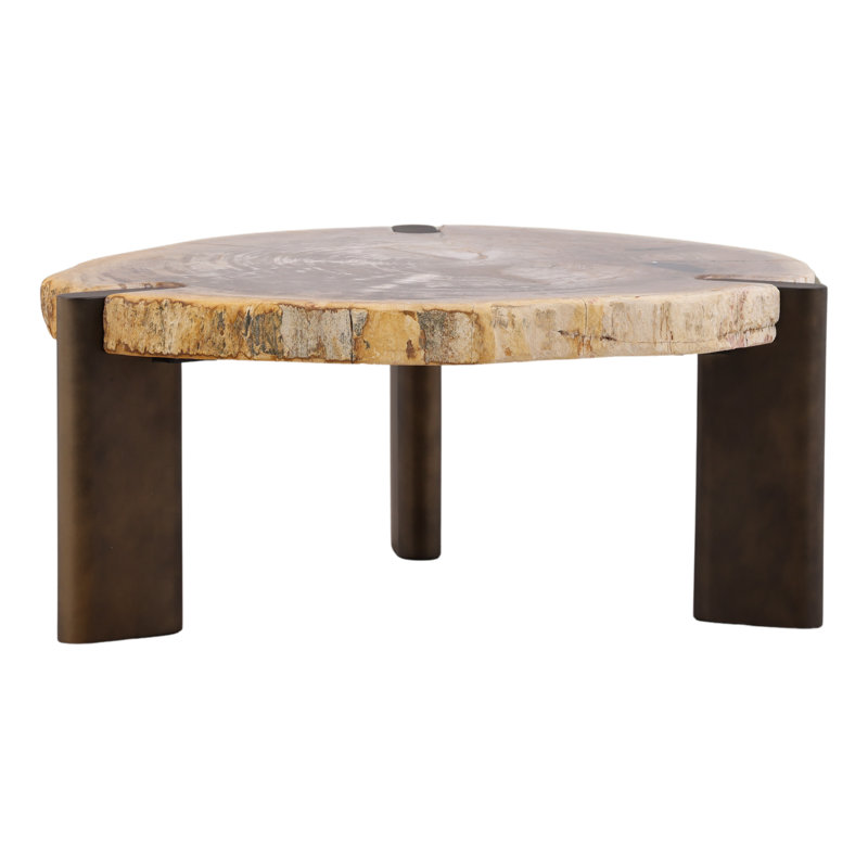 Table basse Sampson clair naturel, H 11,81 po x l 26,5 po x P 29,5 po