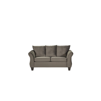 63" Upholstered Josie Loveseat - No Toss Pillow
