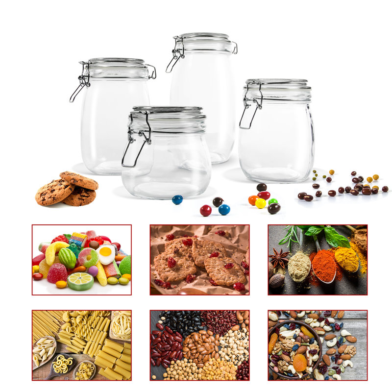 Airtight Food Container Set (4-Piece Set)