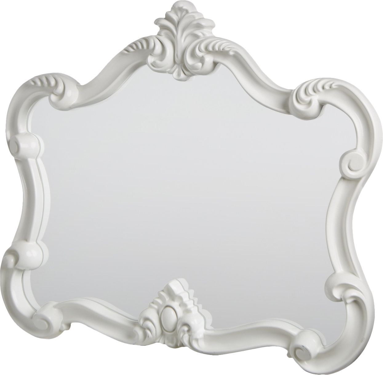 Harriet Bee Brodee Resin Modern & Contemporary Accent Mirror & Reviews | Wayfair