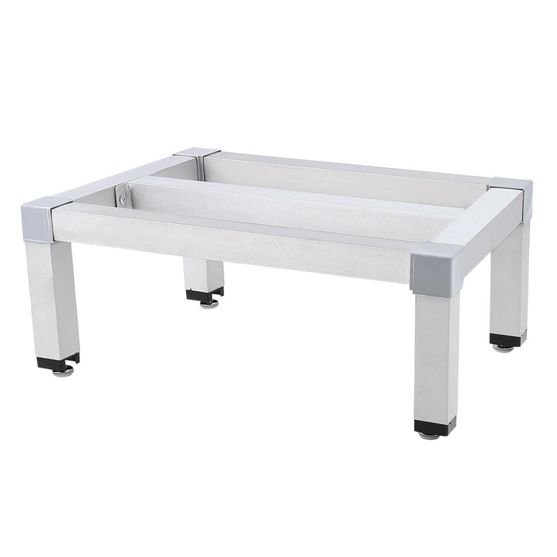 Tablette basse pour plancher utilisée pour le rangement dans les cuisines, les restaurants, les épiceries et les épiceries