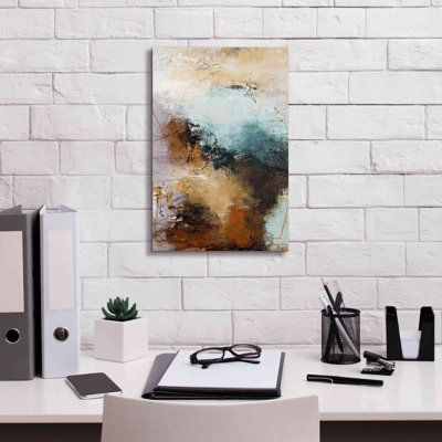 "Milestone 3 Blue" par Design Fabrikken sur toile