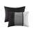 7 Piece Comforter - Black Faux Suede King Elegant Bedding