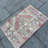 Vintage Turkish Oushak Rug in Vibrant Red with Scandinavian-Inspired Modern Design