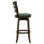 Chaise de bar pivotante en bois Fenster Hunter