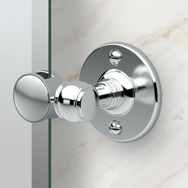 Café Modern Oval Bathroom Frameless Vanity Mirror | Pivoting (Tilts) and Beveled Edge Wall Mirror, Chrome, 32" H x 28.75" W