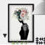 Impression encadrée « floral turban »-50108360