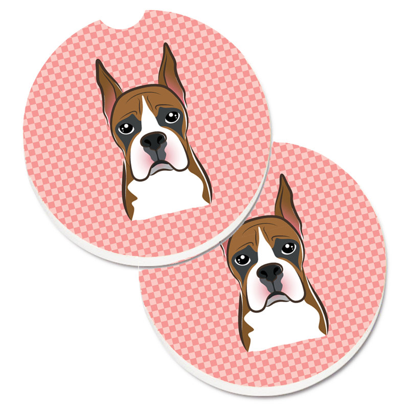Sous-verre Retriever, Rose, Boxer