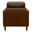 Fauteuil en cuir fleur l 32 po Armonni-690955707