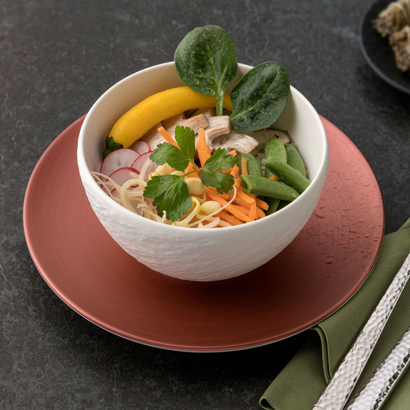 Villeroy & Boch Manufacture Rock 14.5 oz Rice Bowl, White
