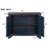 Console Table with Storage Shelf, Retro Entryway Table with Adjustable Storage Shelf, Sofa Couch Table for Hallway, Entry Way, Living Room-1922395850