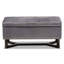 90.2cm Wide Velvet Rectangle Solid Colour Standard Ottoman with Storage-1692684697