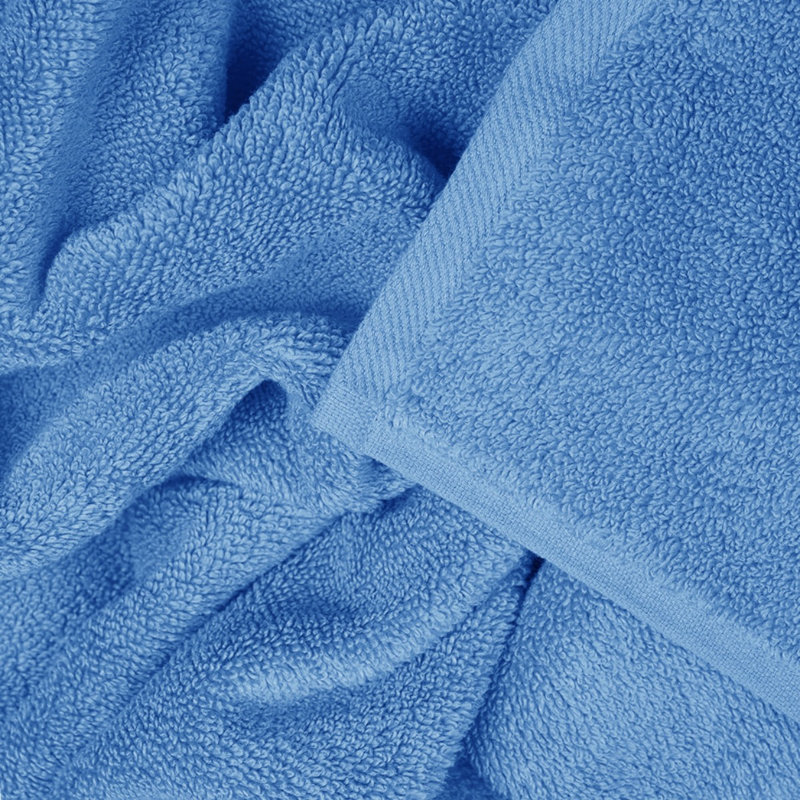 Luxury Egyptian-Quality Cotton Hand Towel Set, Cornish Blue