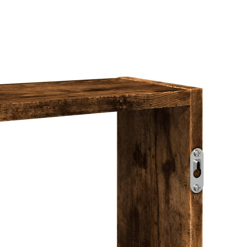 Reus Floating Shelf, Smoked Oak