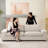 Pinederosa 88.58'' Chenille Square Arm Sofa-770371773
