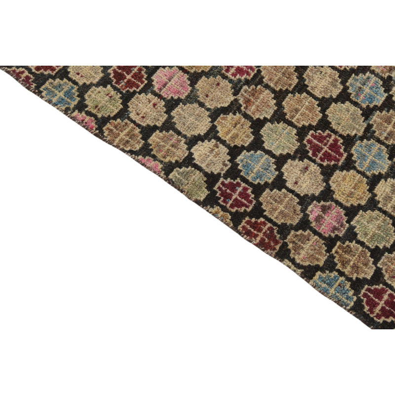 Tapis noir 5x8 Peter