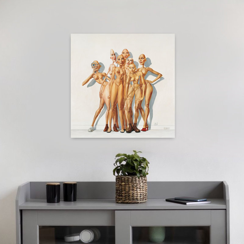 Art contemporain, art contemporain surréel, H 18 po x l 18 po