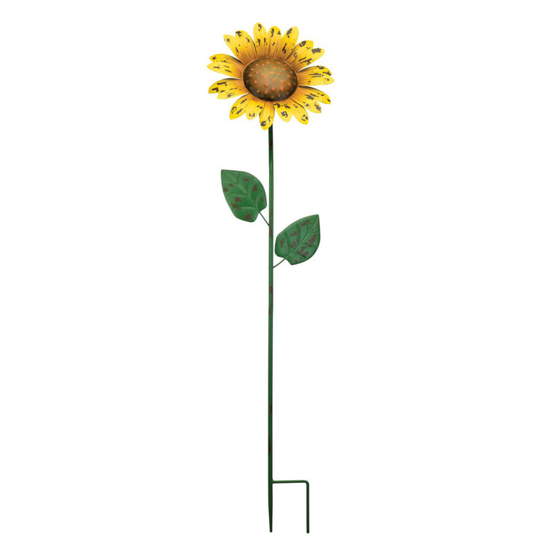 Piquet de fleur rustique 36 "- tournesol