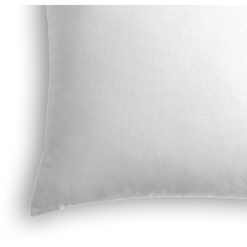 Housse de coussin carrée, 26 po x 26 po, Blanc, Duvet
