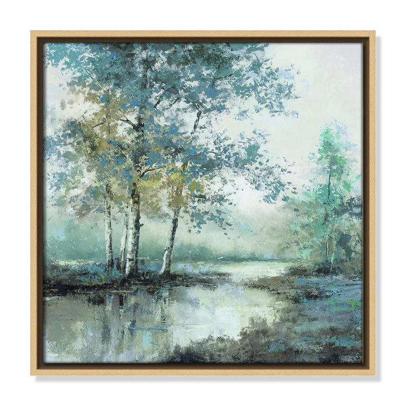 Spring's Grace II - Square Version Print par T.C. Chiu, Naturel, H 17,5 po x l 17,5 po