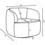 Chaise pivotante rembourrée Denae