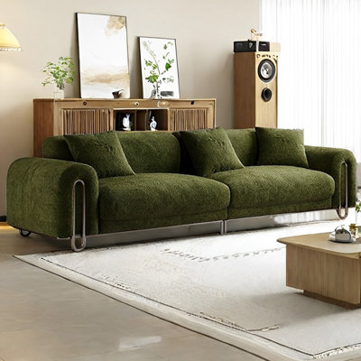 French Bauhaus style metal tripod sofa