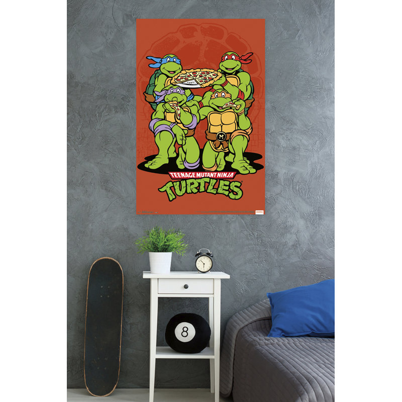 Turtles teenage mutants-impression sur papier pizza