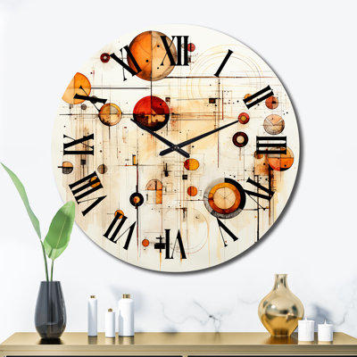 Horloge murale en métal