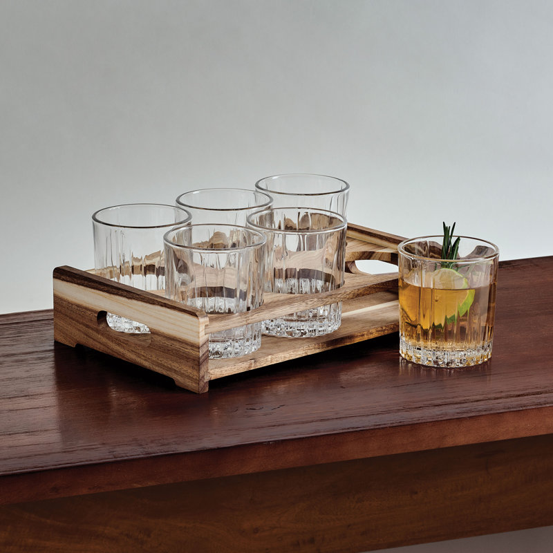 Glenwood 10-Oz Glass And Caddy Set