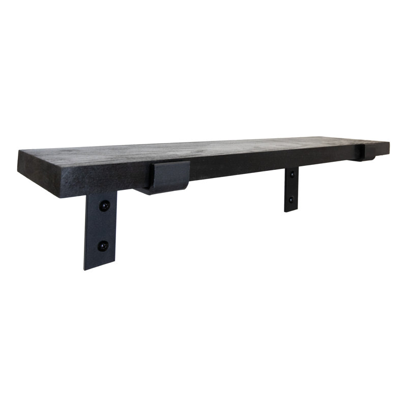Emerald Lee Poplar Bracket Shelf, 1" H x 12" W x 7" D