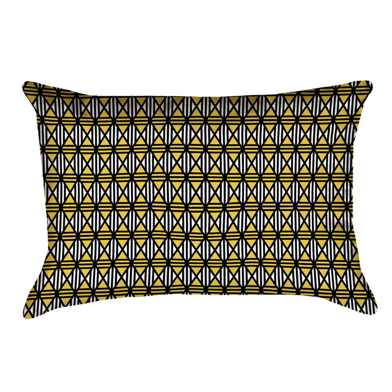Coussin Katelyn Elizabeth, Simili daim, Jaune
