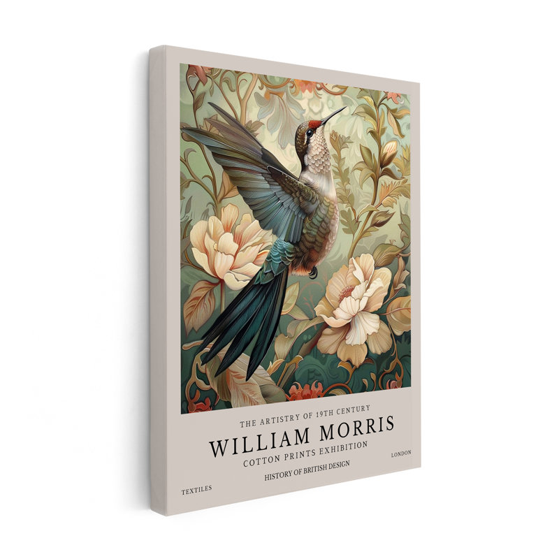 William Morris - Colibri n ° 1, Unframed, Canvas, 18"H x 24"W