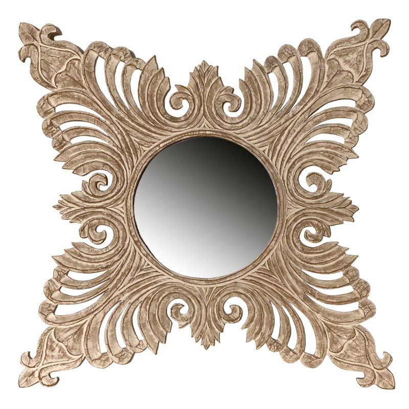 Morethampstead Wood Flat Wall Mirror