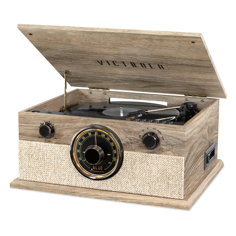 6-in-1 Brookline Bluetooth Decorative Record Player