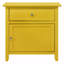 Table de chevet jaune vibrante-125712465