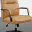 Fauteuil de conférence pivotant en similicuir moderne avec mécanisme d'inclinaison-1049890601