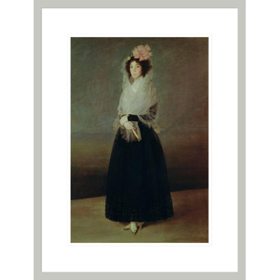 Portrait de la comtesse de Carpio (1757-95), Marquesa de la Solana par Francisco de Goya, impression giclée encadrée