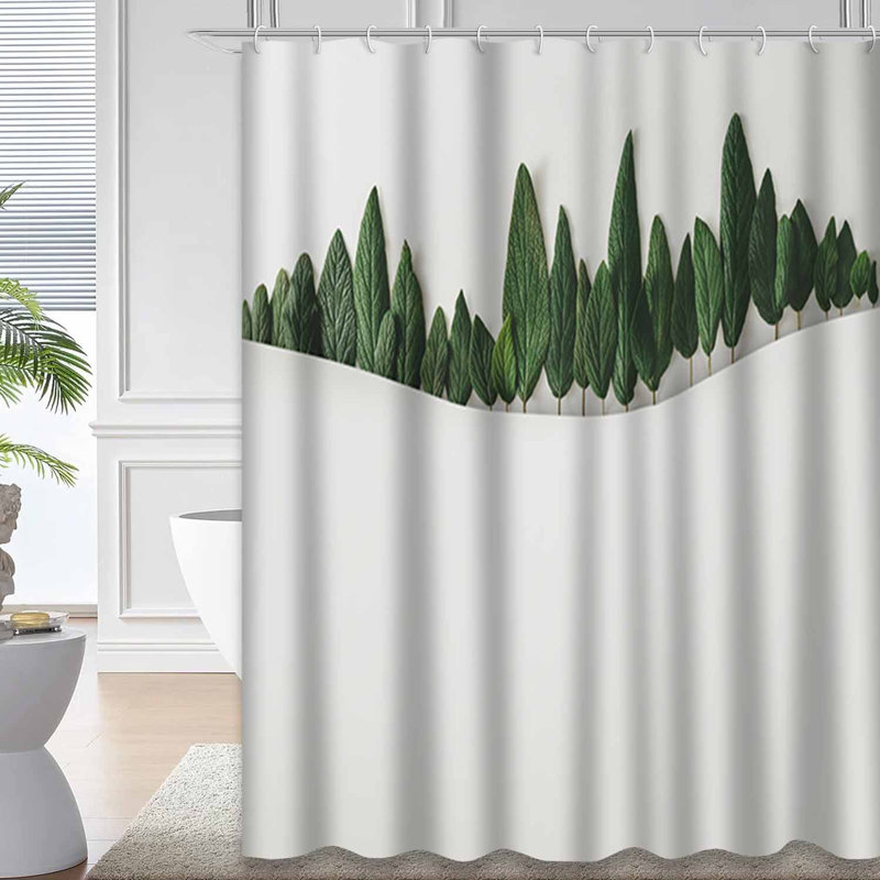 Rideau de douche Winter Forest, L 72 po x l 72 po