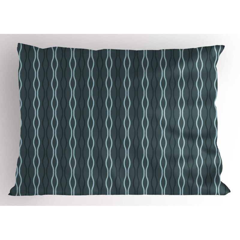 Ensemble de 2 taies décoratives bleues Ambesonne, H 20 po x l 30 po