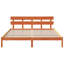 Vidaxl Bed Frame With Headboard Solid Pine Wood-113971122-113971126
