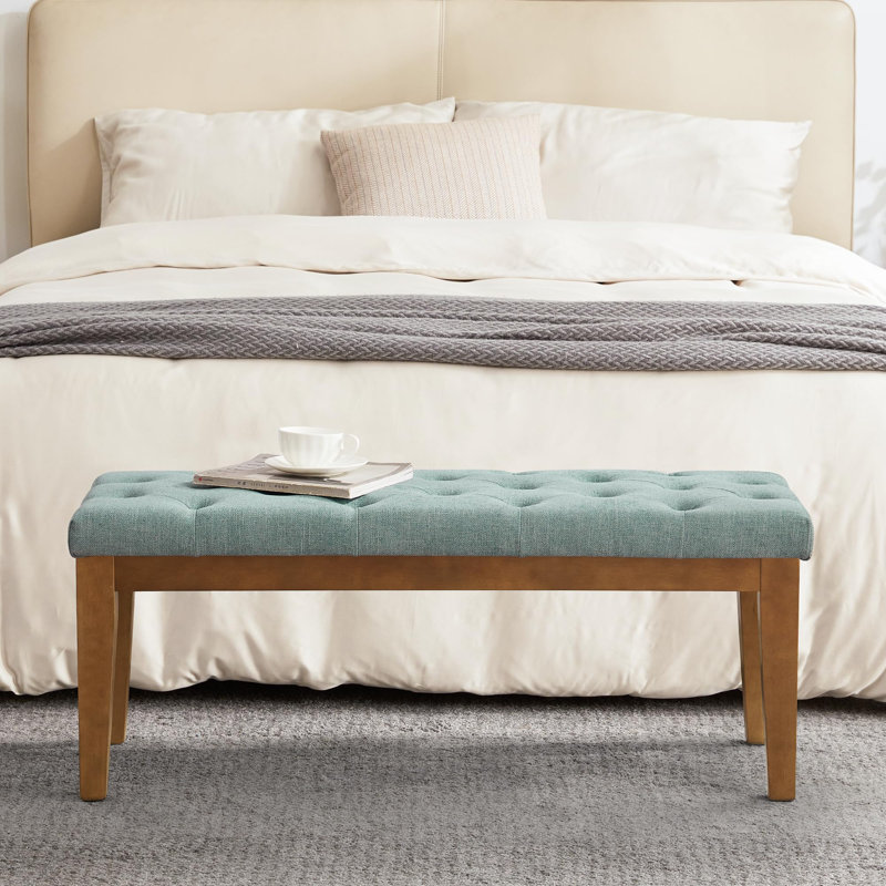 Banc de chambre pour l'extrémité du lit, Sarcelle