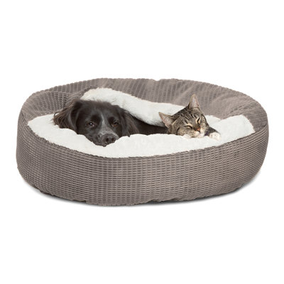 Best Friends by Sheri Cozy Cuddler Mason Microfiber Hooded Blanket Cat and Dog Bed
