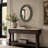 Rund Metal Flat Wall Mirror
