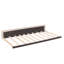Lit plateforme tapissier avec 2 tiroirs et 1 lit gigogne simple TG, tissu de lin, grand-1253976067