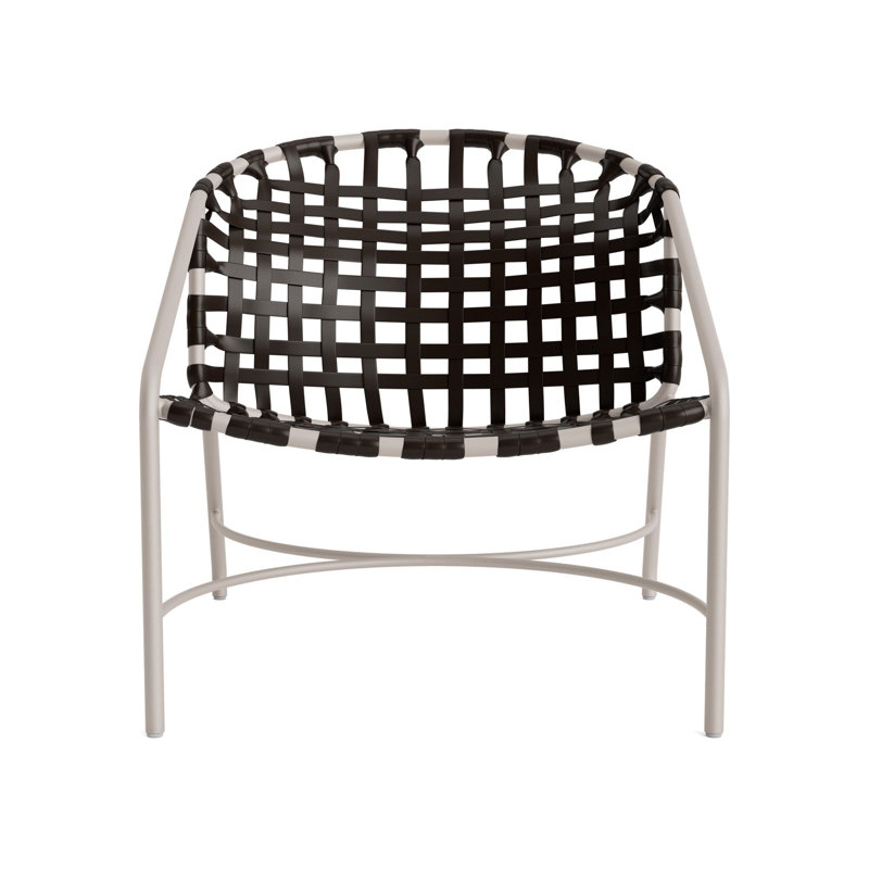 Kantan Outdoor Lounge Chair, Dove Smooth/Coffee
