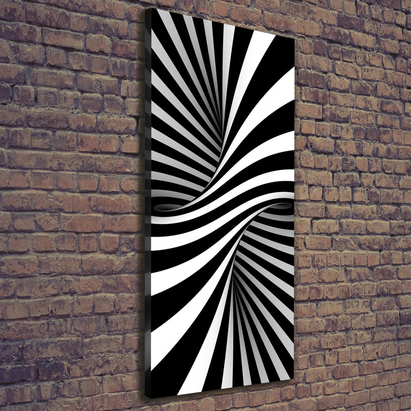 Swirl Abstraction - Wrapped Canvas Print