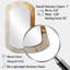 Or et peinture beige fusion I - grand miroir mural asymétrique moderne abstrait-107247696