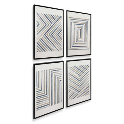 Ensemble de 4 visions linéaires