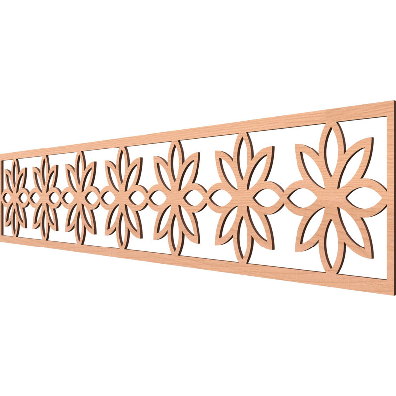 Moulure en aulne l 46 46 po x H 10 po x T 1/4 po, Aulne, H 10 po x l 46,75 po x P 0,25 po