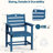 Outdoor Patio Hdpe Dining Table And Chairs Set With Umbrella Hole For 6 (7-piece)-144573893